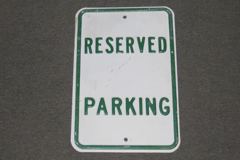 Sign-Reserved Parking, stock number S-2130