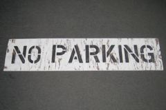 Sign-No Parking, stock number S-2151