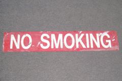 Sign-No Smoking, stock number S-2166