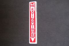 Sign-Fire Extinguisher, stock number S-2224