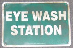 Sign-Eye Wash Station, stock number S-2273