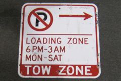 Sign-, stock number S-2304