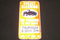 Sign-Street Cleaning No Parking In This Block Thursday 8:30AM - 2PM, stock number S-2329