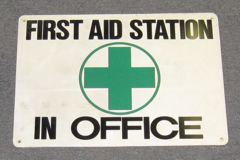 Sign-First Aid Station In Office, stock number S-2431