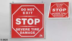 Sign-Lighted - Stop, stock number S-2625