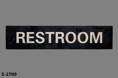 Sign-Restroom, stock number S-2709