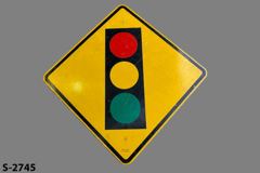 Sign-Picture Of Traffic Light, stock number S-2745
