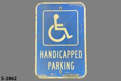 Sign-Handicapped Parking, stock number S-2862