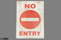 Sign-No Entry, stock number S-2886