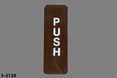 Sign-Push, stock number S-3128