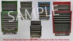 Tool chest, stock number T-0085