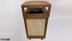 Trash can, stock number T-0136b