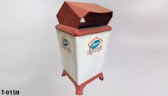 Trash can, stock number T-0150