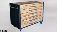 Tool cabinet on casters, stock number T-0547