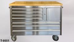 Tool cabinet on casters, stock number T-0551