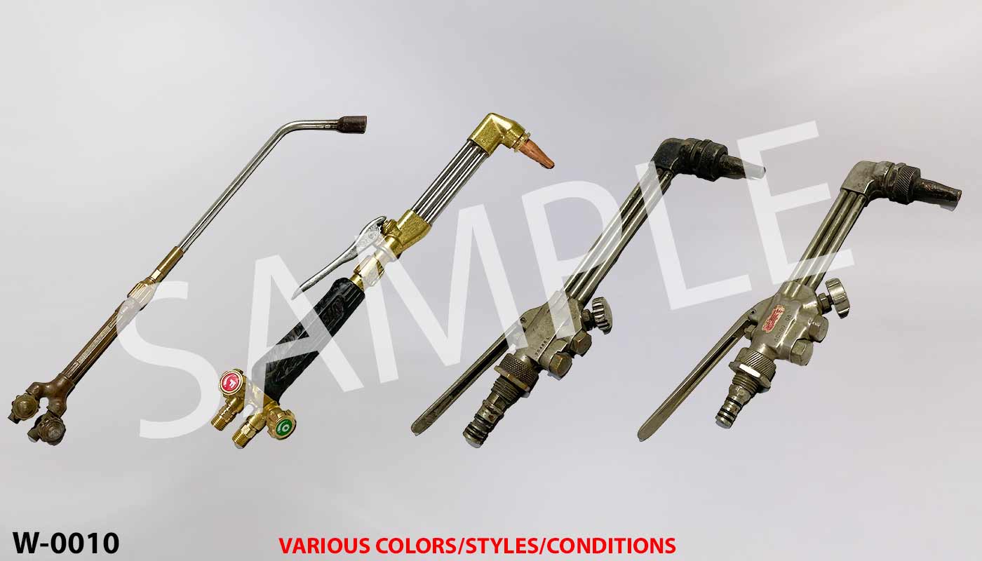 Welding torch handle w/ tip, stock number W-0010