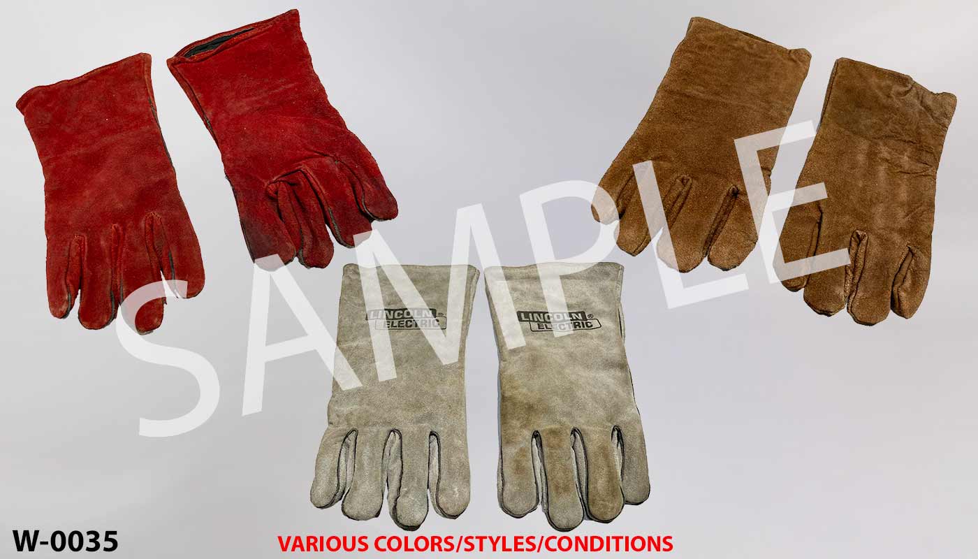 Welder's gloves, stock number W-0035