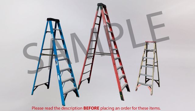 Fiberglass A-Frame Ladders, Fiberglass A-Frame Ladders, EC Props