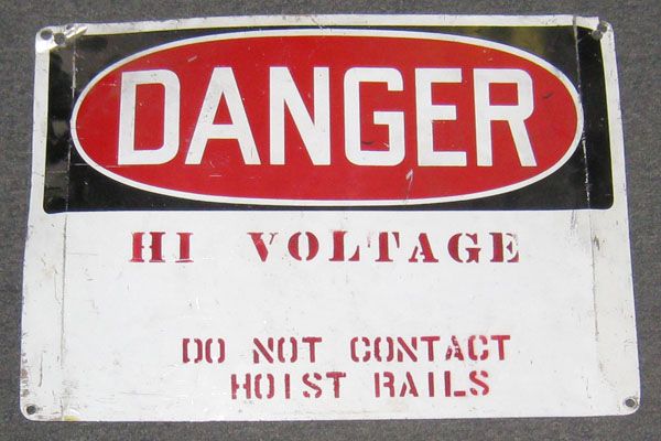High Voltage Signs, High Voltage Signs, EC Props